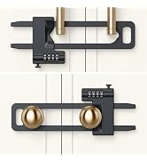 AST Code Cabinet Lock, 2 Pack, Keyless Double Door Locks, Long Version, Metal Childproof Cabinet ...