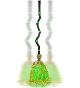 DR.DUDU Witches Broom Halloween Decor - 35" Animated Light up Moving Broomstick with Spooky Sound...