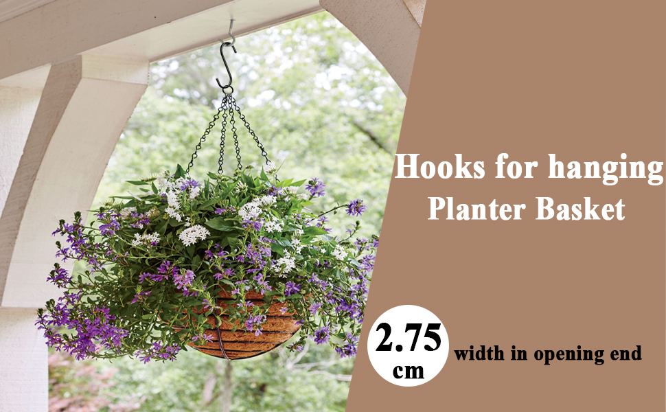 s hooks for hanging plant
