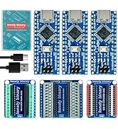 LONELY BINARY 3-Pack Nano V3.0 Development Board with Expansion Kit, 3 x Nano V3.0 Type-C & 3X Ve...