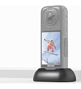 HAFOKO Silicone Non-Slip Desktop Mount Stand Base Compatible for Insta 360 X4 Accessories