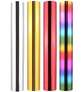 Briartw Glimmer Hot Foil Roll Bundle for Crafts,4 Rolls Heat Activated Foil for Glimmer Hot Foil ...
