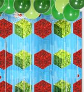 Video Game Party Backdrops Birthday Decorations