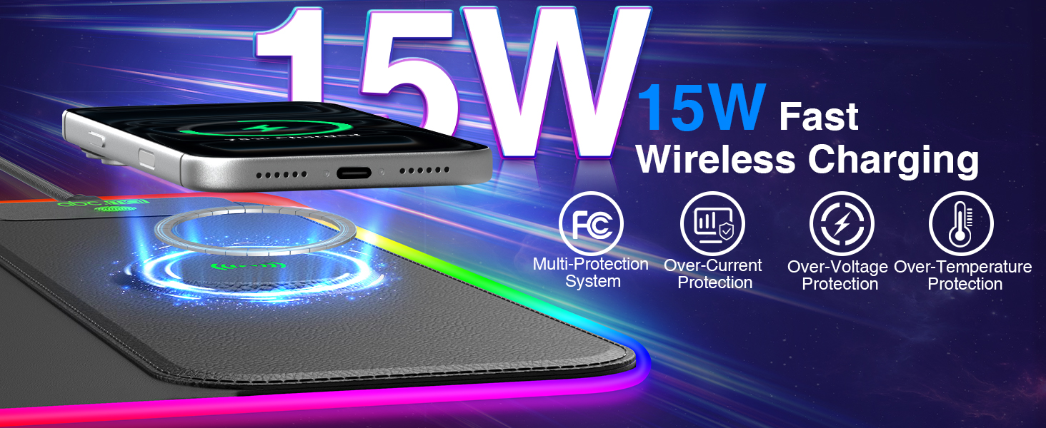 wireless charging mousepad