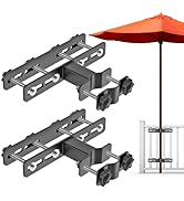 Dolibest Heavy Duty Patio Umbrella Holder - Steel Outdoor Umbrella Mount, Fully Welded for Stabil...