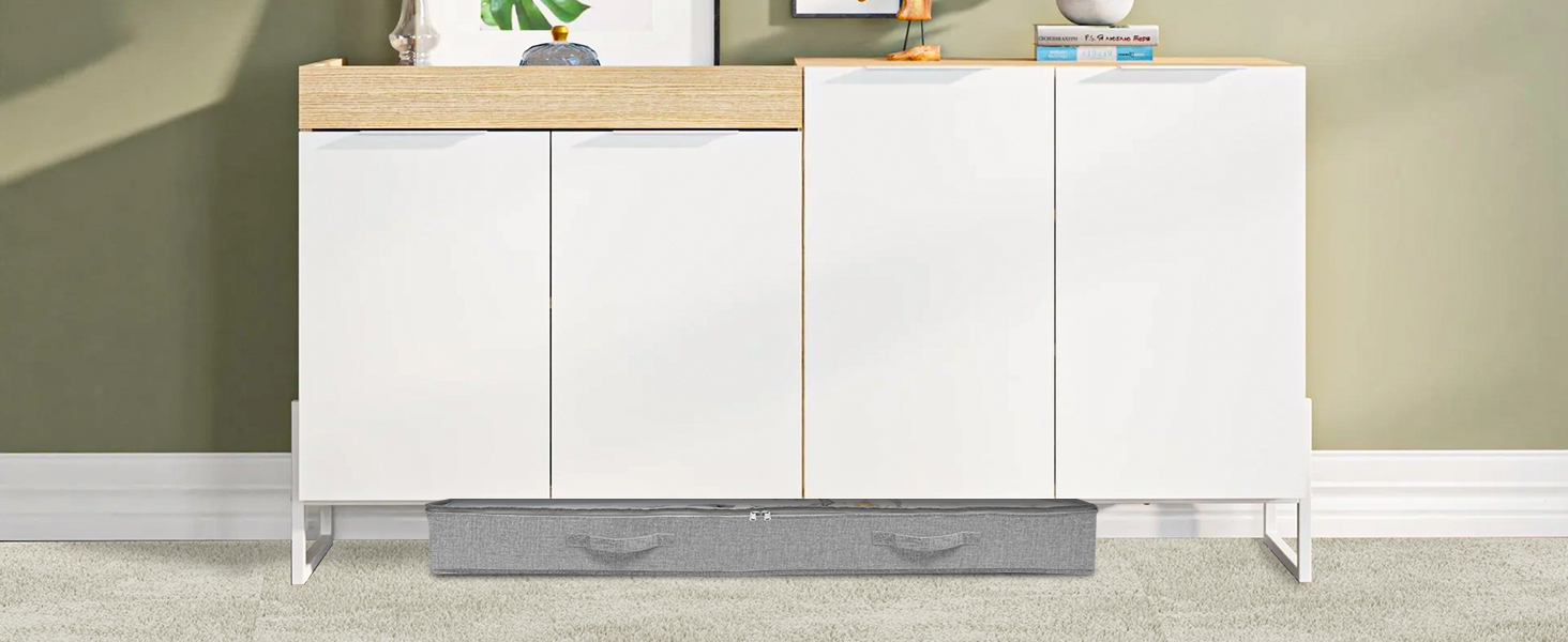 Under the cabinet