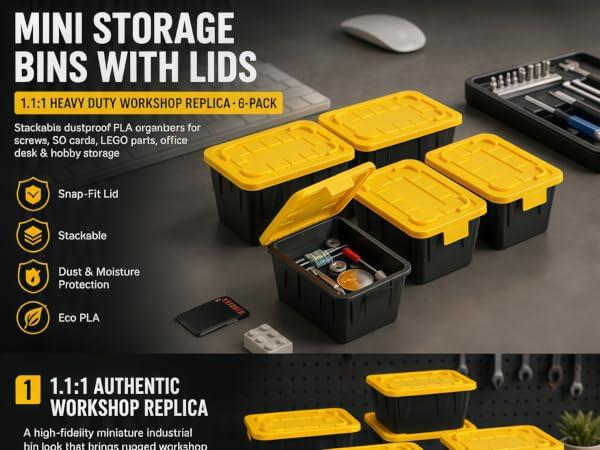 Mini Storage Bins