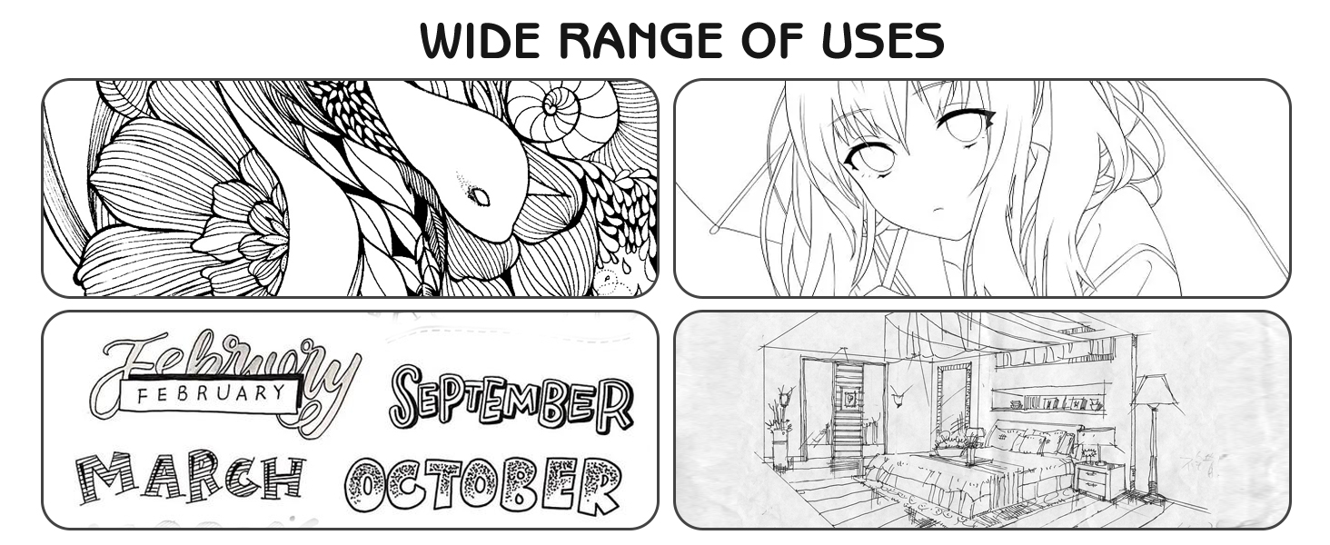 sketching supplies