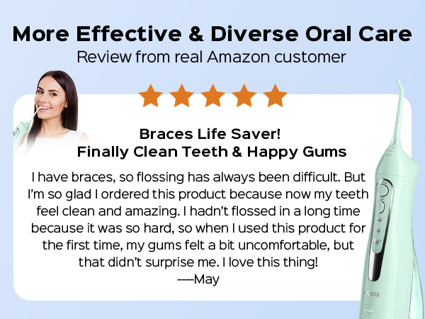 Selección de dientes dentales Flosser de agua Keep your teeth clean