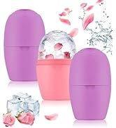 Mabnuby Ice Roller for Face and Eye, Reusable Silicone Ice Facial Roller for Reducing Puffiness, ...