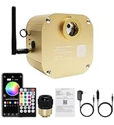 AKEPO 16W Twinkle Fiber Optic Light Engine, Twinkle Bluetooth APP Control Engine Driver Light Box...