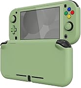 eXtremeRate PlayVital Matcha Green Protective Grip Case for Nintendo Switch Lite, Hard Cover Prot...