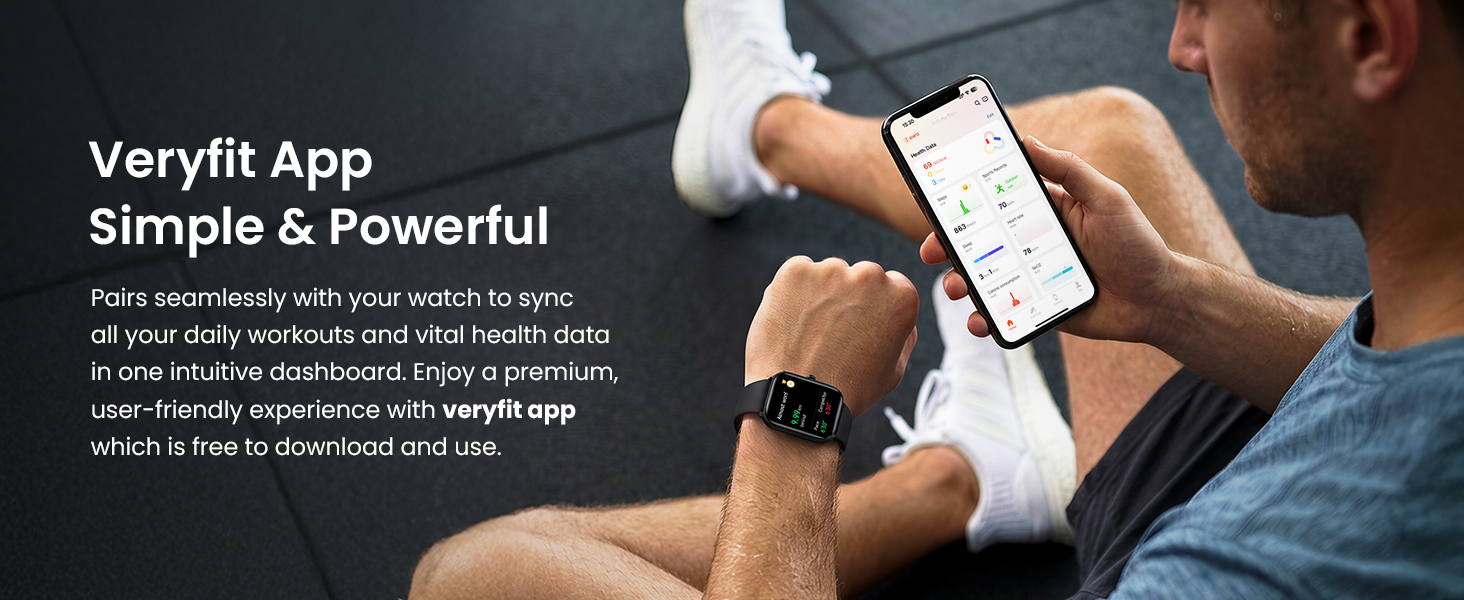 smart watch with veryfit app