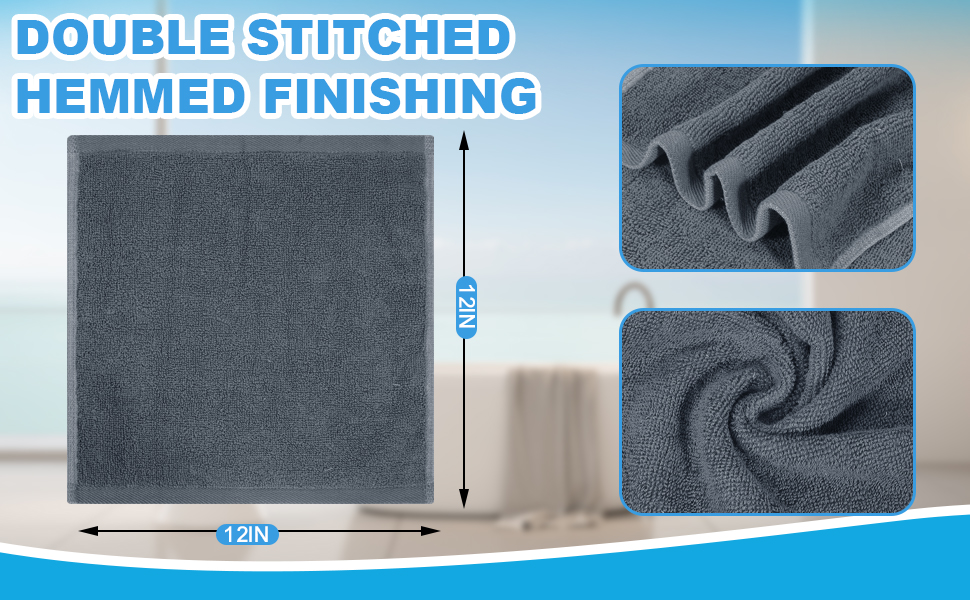 100% Cotton Wash Cloths