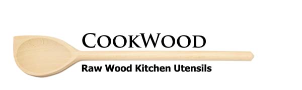 CookWood Raw Wood Kitchen Utensils