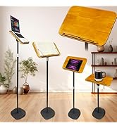 KILOGOGRAPH Floor Book Stand for Reading F1-5'6" Adjustable Height, Laptop Stand, Solid Wood Desk...