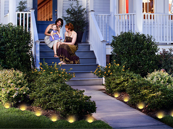 outdoor ground lights solar powered
