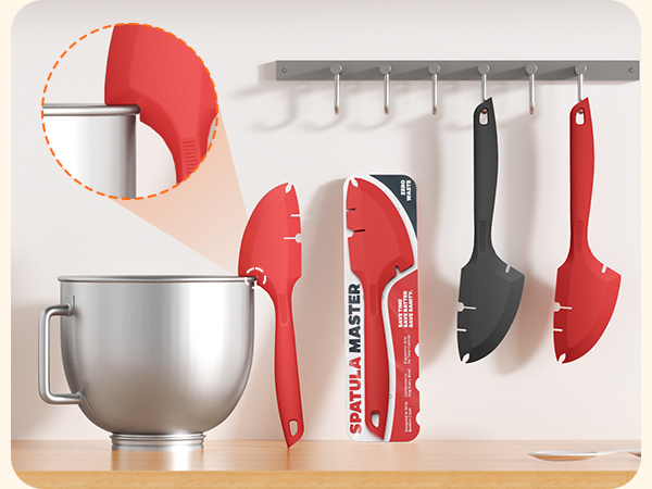 All-in-1 Scraper and Spatulas Kitchen Mixers Accessories