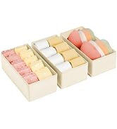 DIMJ Drawer Organizer Clothes - Underwear Organizer Small Sock Organizer Closet Organizers and St...