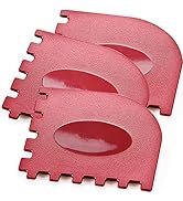 3 Set Plastic Grill Pan Scraper Griddle Scraper Tool Grill Scraper for Griddle Cleaner Grill Clea...