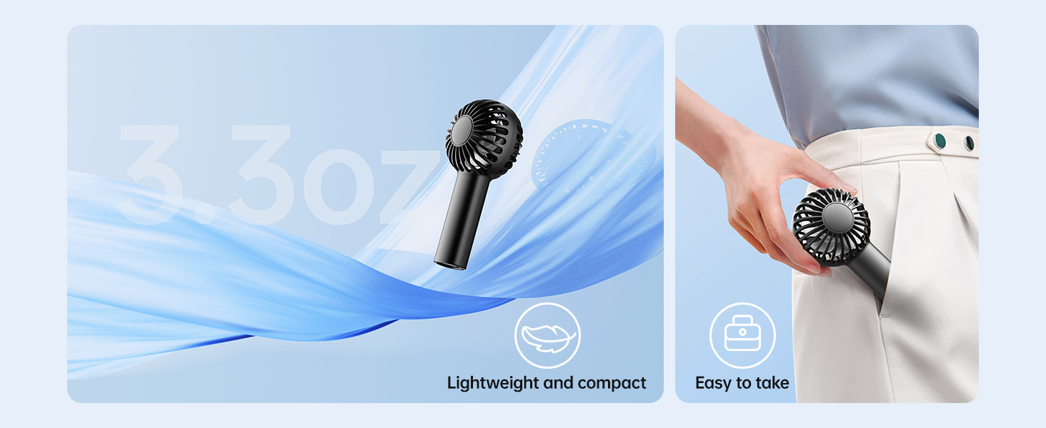 handheld portable fan