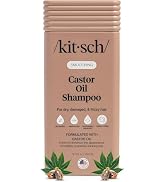Kitsch Smoothing Castor Oil Liquid Shampoo – Nourishing Hair Shampoo for Women & Men – Smooths Dr...