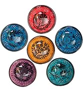 BCS Ceramic Pinch Bowls Set of 6, Small Bowls for Dipping - Cooking Prep & Charcuterie Board Bowl...