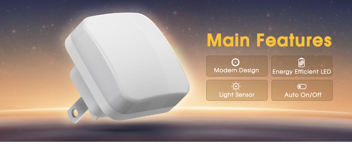 square led night light small size
