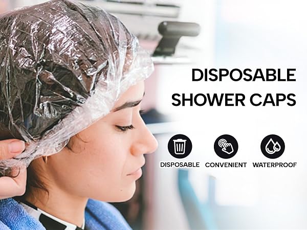 Disposable shower cap