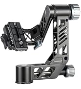 Koolehaoda Gimbal Tripod Head 360° Panoramic CNC Aluminum Arca Swiss | Quick Release Heavy Duty D...