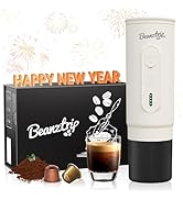 BeanzTrip H02 PRO Portable Electric Espresso Maker, Christmas Gift Coffee Machine Compatible with...