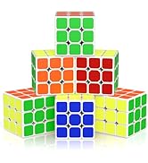 Vdealen 3x3x3 Speed Cube Set, 6 Pack Speed Cube Bulk Magic Cube Set, School Classroom Prize for S...