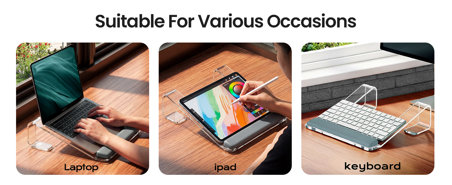 acrylic laptop stand for desk