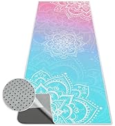 alissgorat Yoga Towel,Ultra-Absorbent Yoga Mat Towel for Hot Yoga Towel Non Slip,Featuring Ultra-...