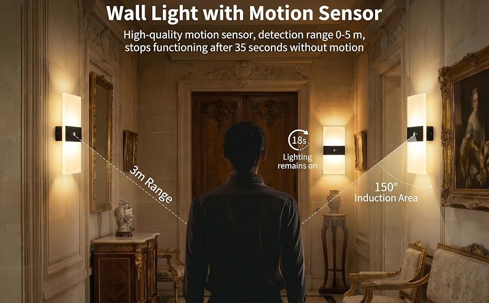 Motion Sensor Wall Light