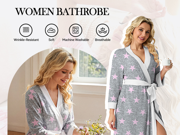 knit bathrobes for women
