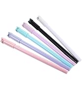 Uonlytech 6 Pcs Creative Stationery Pen Cap Cat Gel Pen Creative Roller Pens Lovely Writing Pen B...