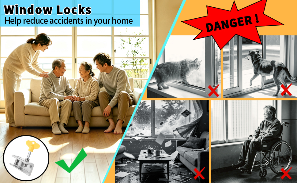 vertical window locks