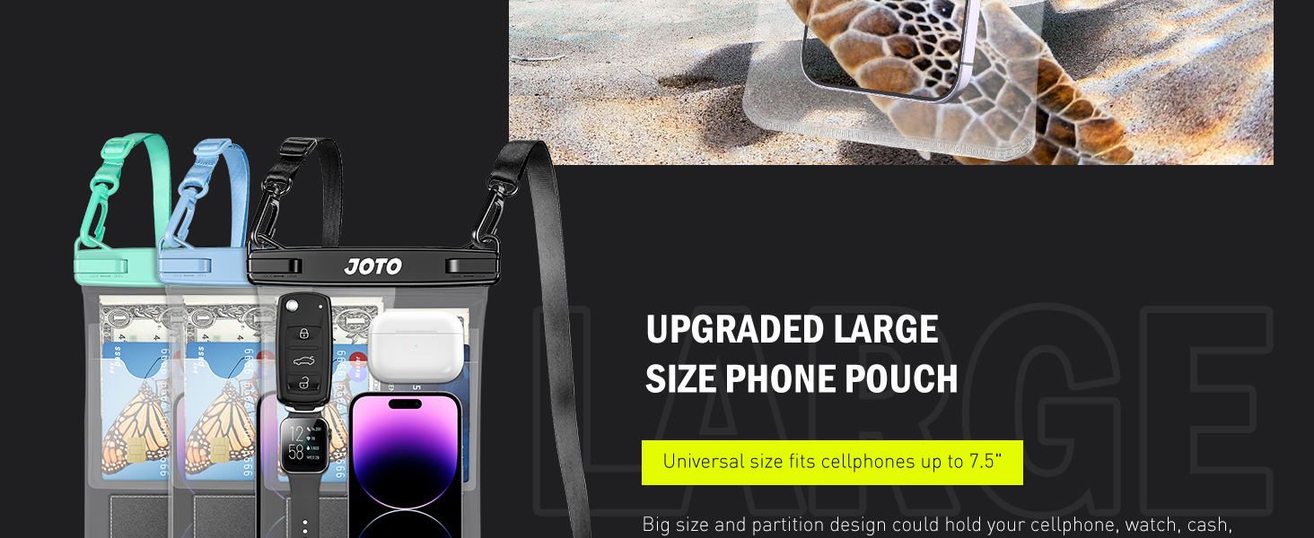 Upgrated Large Size Phone Pouch
