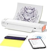 Itari M08F Wireless Tattoo Stencil-Printer - Tattoo Transfer Machine Thermal Copier with 10pcs Tr...