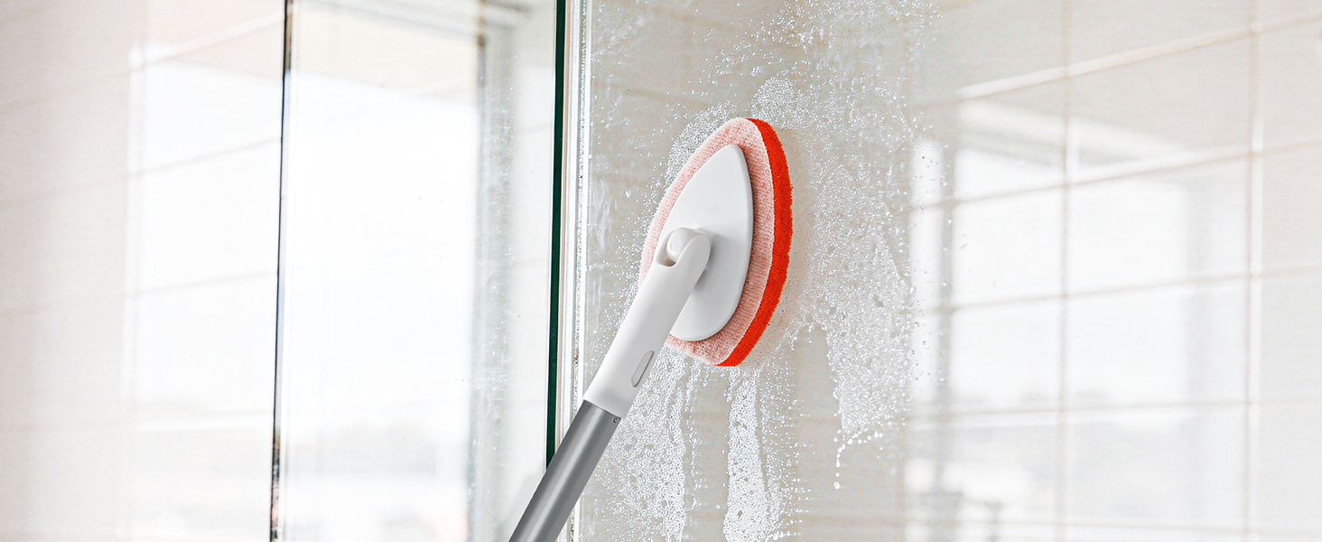 bath brush long handle for shower