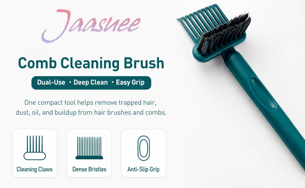 Comb cleaning brush