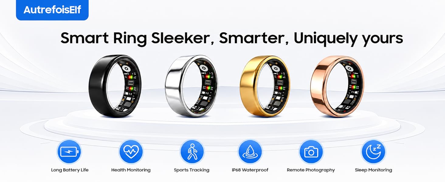 AutrefoisElf Gen 3 Smart Ring: Elegance Meets Advanced Technology