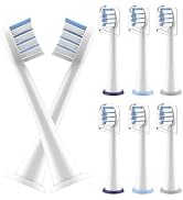 8 Pack Kids Replacement Brush Heads Compatible with Philips Sonicare Electric Toothbrushes,Ultra ...