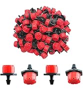 BEADNOVA Drip Irrigation Emitters 50 Pcs Irrigation Drippers 360 Degree Drip System Emitters Spri...