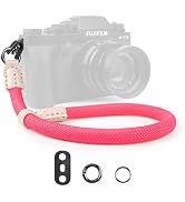 VOVMOEYA Rope Camera Wrist Strap for Sony Fujifilm Nikon Canon DSLR - Hand Strap - Pink