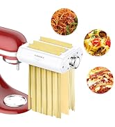 3 in 1 Pasta Attachment for Kitchenaid Stand Mixer, As Kitchenaid Pasta Machine Asseccories Inclu...