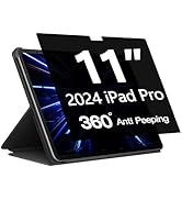 360° Privacy Screen Protector for iPad Pro 11 Inch 2024 Model M4 (5th Generation),Privacy Screen ...