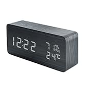 Wooden Digital Alarm Clock