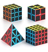 Vdealen Speed Cube Set, Puzzle Cube Bundle of 2x2x2 3x3x3 4x4x4 Pyramid Magic Cube Set, Birthday ...